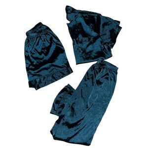 Shiny Green Pajama Set